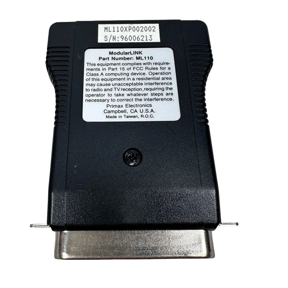 Primax ModularLINK ML110 Printer Interface Adapter Centronics 36-Pin to Modular